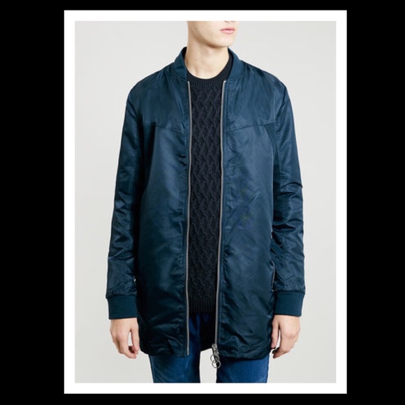 mesh longline jacket